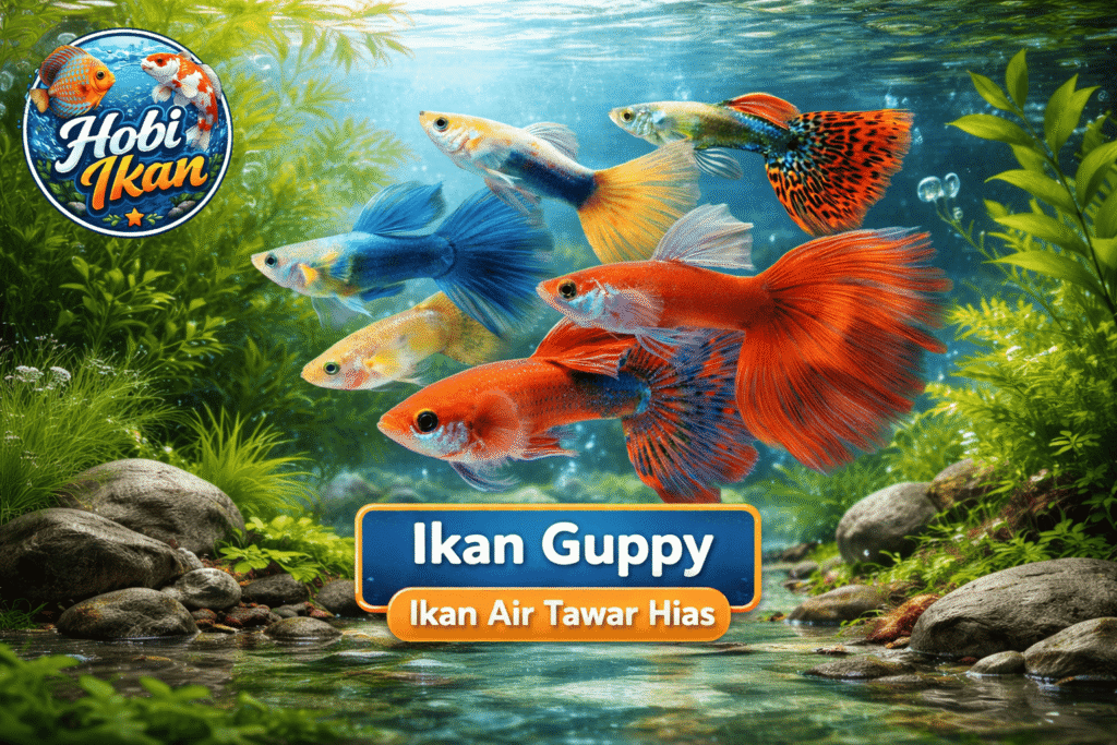 Ikan guppy ikan hias air tawar