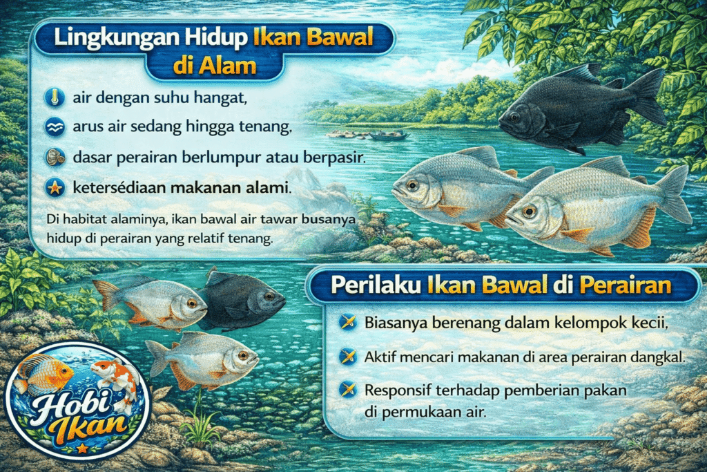Lingkungan hidup Ikan Bawal Air Tawar