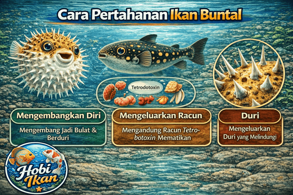 Pertahanan diri ikan buntal