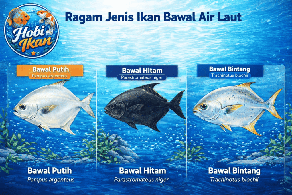 Ragam Jenis Ikan Bawal Air Laut