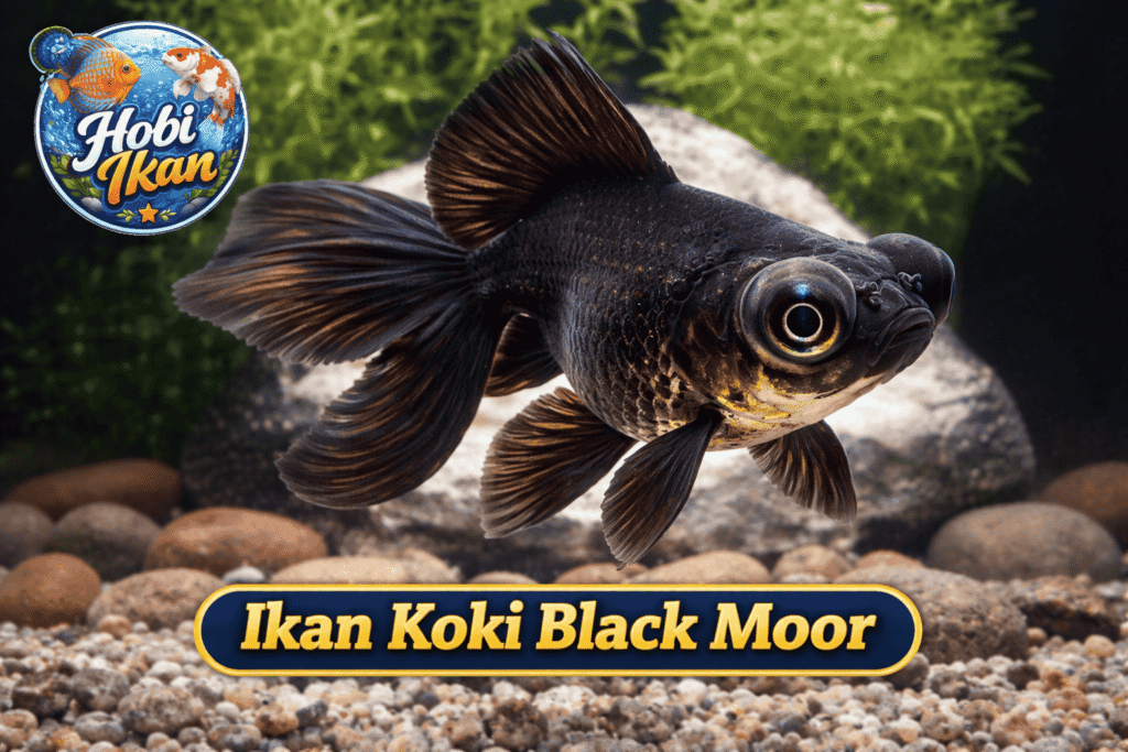 Ikan Koki Black Moor