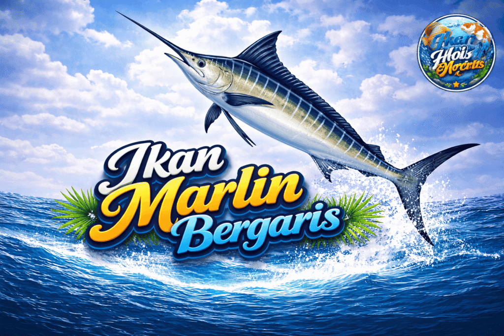 Ikan marlin Bergaris