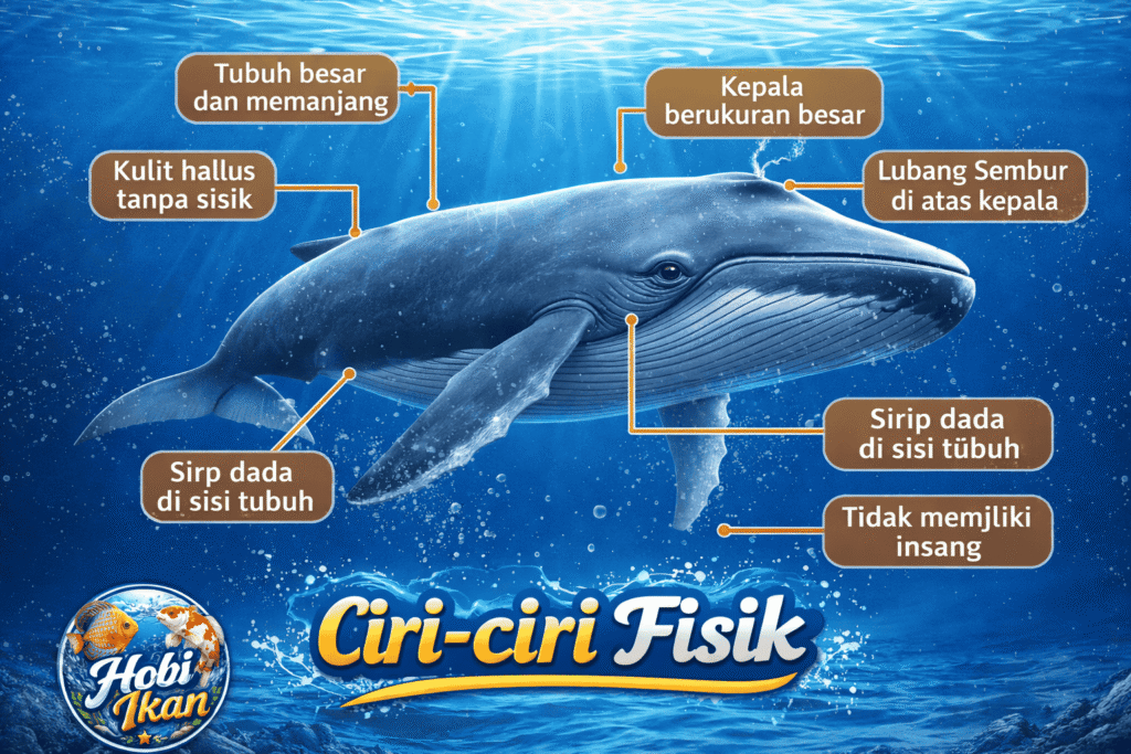 ciri fisik ikan paus