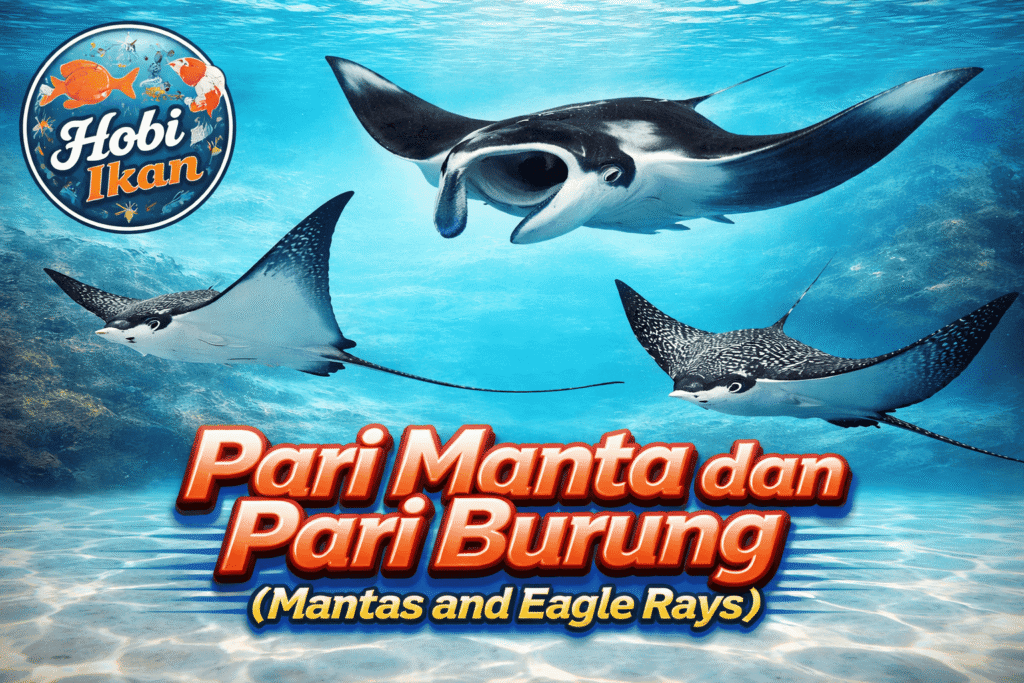 ikan pari Manta dan ikan pari burung
